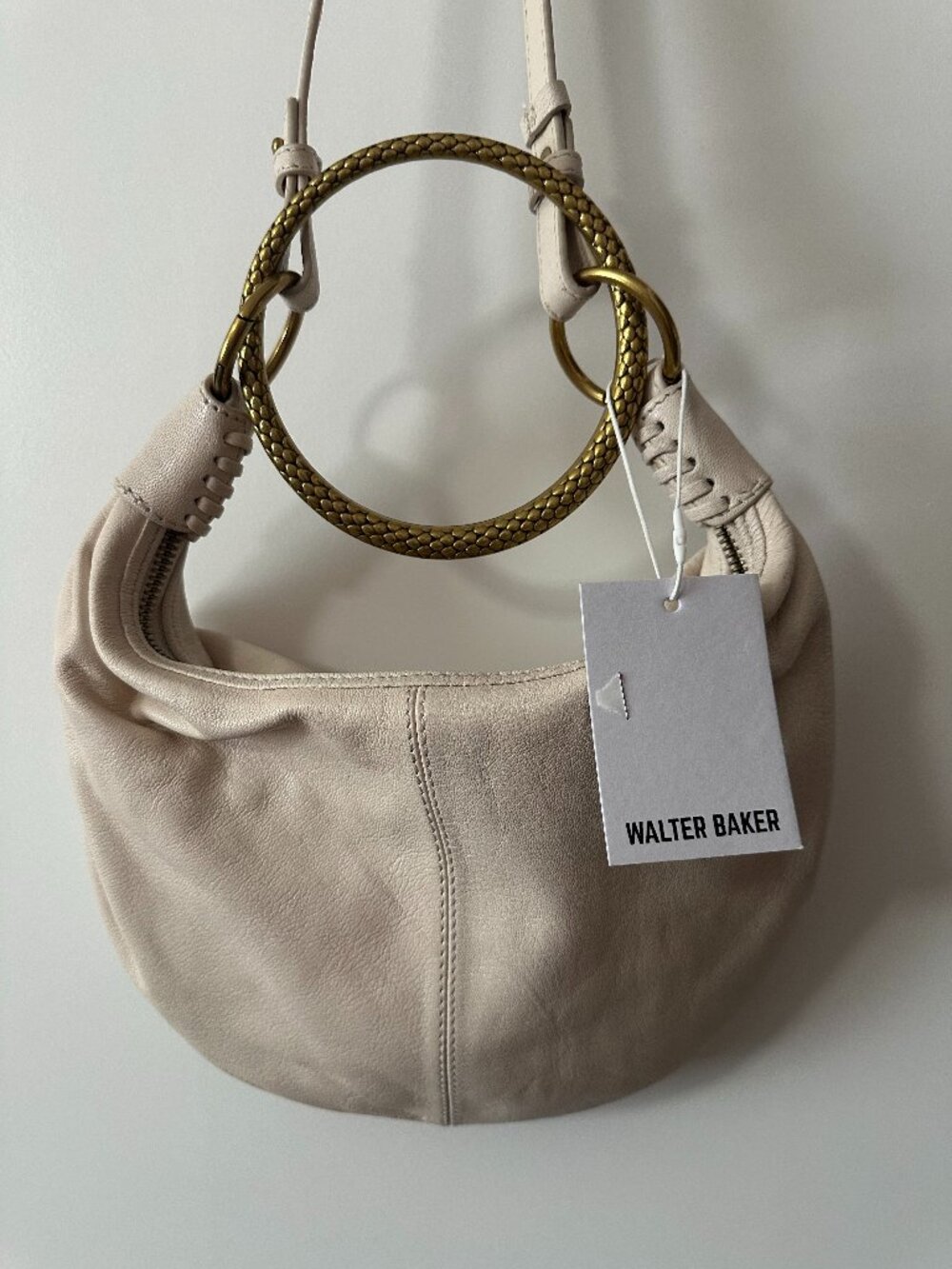 Brand New with Tags Walter Baker Jane Small Hobo Handbag – in Color: Oyste
